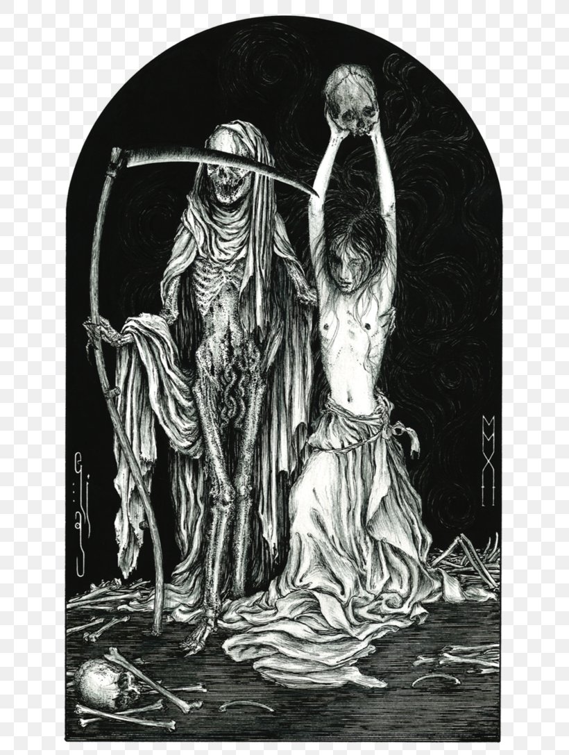 Death And The Maiden Drawing Art Macabre, PNG, 735x1087px, Death And The Maiden, Art, Artist, Artwork, Black And White Download Free