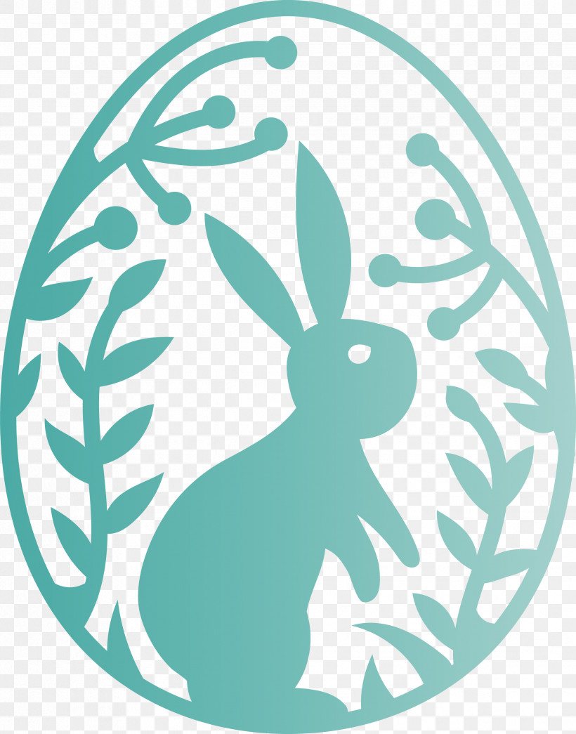 Happy Easter, PNG, 2437x3108px, Happy Easter, Aqua, Easter Bunny, Easter Egg, Hare Download Free