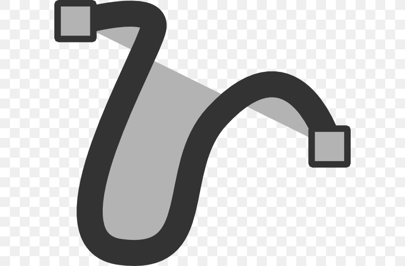 Curve Clip Art, PNG, 600x540px, Curve, Black And White, Brand, Color, Electrical Cable Download Free