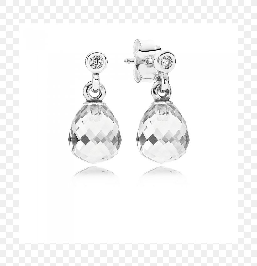 Earring Pandora Cubic Zirconia Jewellery Charm Bracelet, PNG, 700x850px, Earring, Body Jewelry, Bracelet, Charm Bracelet, Crystal Download Free