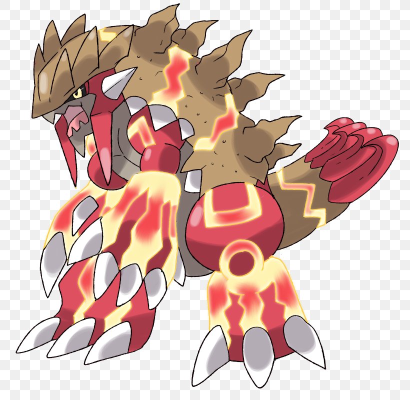 Groudon Pokémon Omega Ruby And Alpha Sapphire Pokémon X And Y Pokémon Emerald Pokémon Ruby And Sapphire, PNG, 800x800px, Groudon, Art, Cartoon, Claw, Fictional Character Download Free