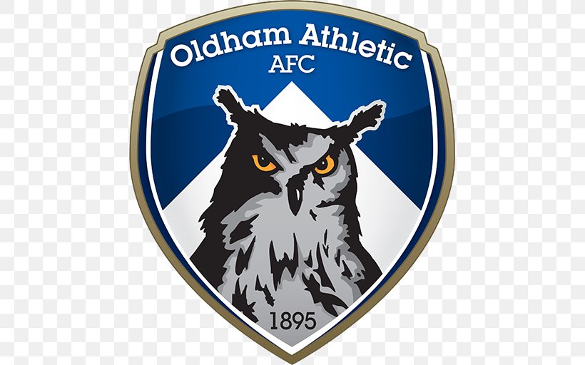 Oldham Athletic A.F.C. English Football League Boundary Park Wigan Athletic F.C. 2017–18 EFL League One, PNG, 512x512px, English Football League, Association Football Manager, Badge, Bird, Bird Of Prey Download Free