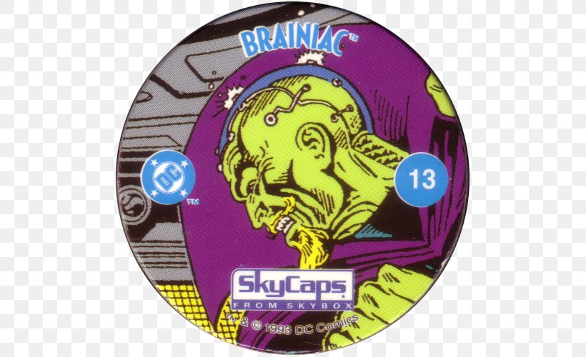 Brainiac Metallo Batman DC Comics, PNG, 500x500px, Brainiac, Badge, Batman, Comics, Dc Comics Download Free