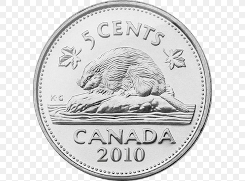 Canada Nickel Coin Dime Loonie, PNG, 600x604px, Canada, Black And White, Brand, Canadian Dollar, Canadian Fivedollar Note Download Free