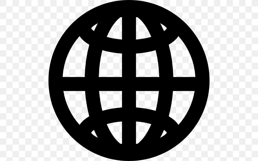 Globe World Earth Symbol, PNG, 512x512px, Globe, Black And White, Brand, Earth, Earth Symbol Download Free