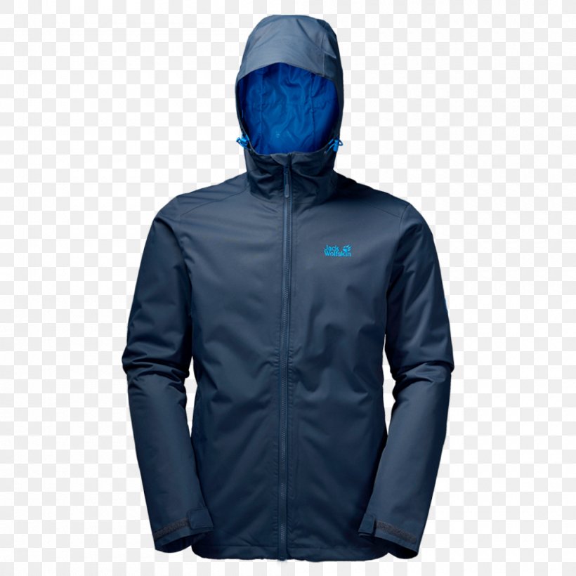 Hoodie Jacket Clothing Coat Polar Fleece, PNG, 1000x1000px, Hoodie, Clothing, Coat, Cobalt Blue, Electric Blue Download Free