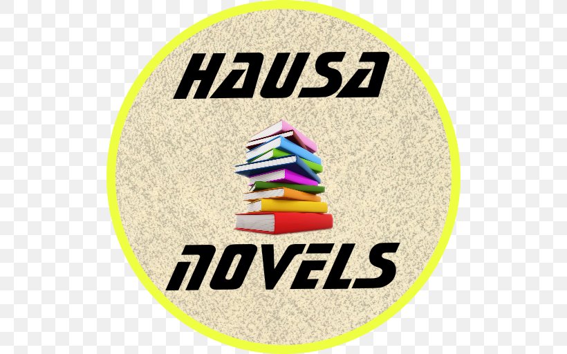 Logo Brand Hausa Language Yellow Font, PNG, 512x512px, Logo, Area, Brand, Label, Novel Download Free