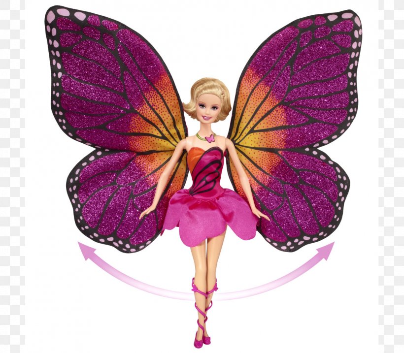 Barbie Mariposa Doll Barbie: Fairytopia Toy, PNG, 1143x1000px, Barbie, Barbie Fairytopia, Barbie Mariposa, Barbie Mermaidia, Brush Footed Butterfly Download Free