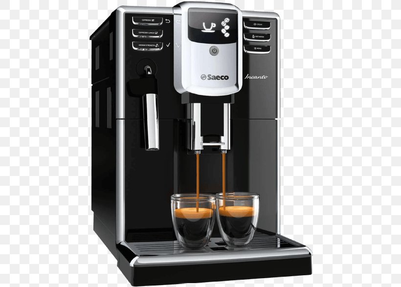 Espresso Coffeemaker Philips Saeco Incanto HD8911, PNG, 786x587px, Espresso, Cappuccino, Coffee, Coffee Percolator, Coffeemaker Download Free