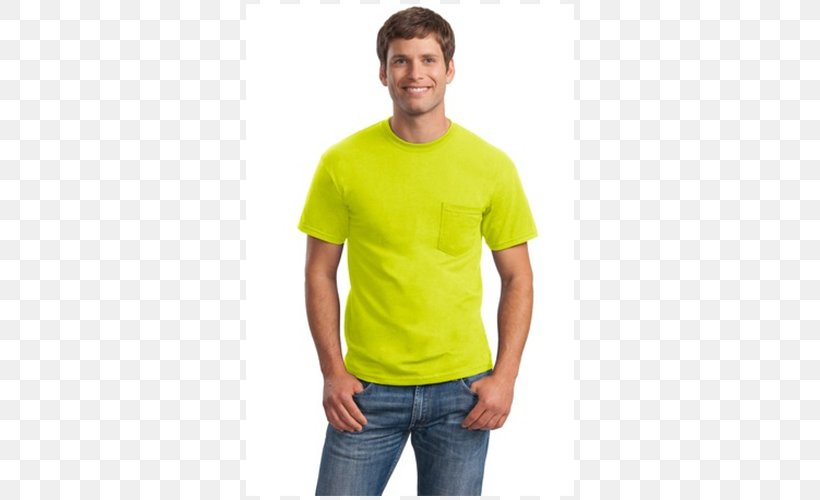 Long-sleeved T-shirt Gildan Activewear Long-sleeved T-shirt Pocket, PNG, 500x500px, Tshirt, Casual, Clothing, Cotton, Gildan Activewear Download Free