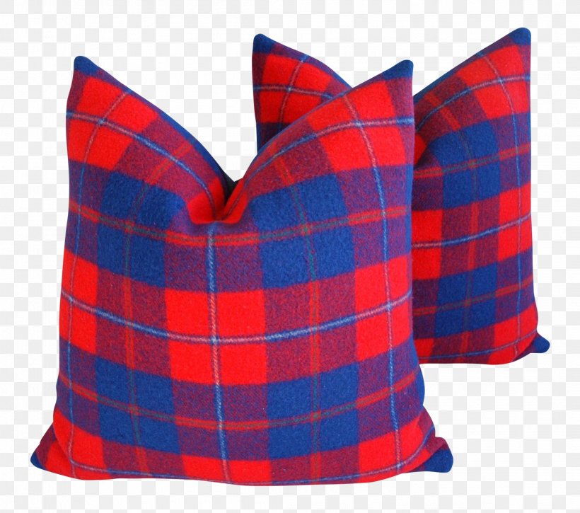 Tartan Throw Pillows Cushion, PNG, 2092x1850px, Tartan, Cushion, Electric Blue, Linens, Material Download Free