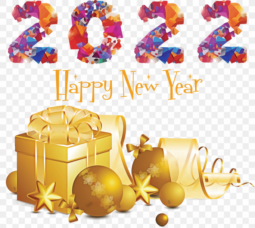 Happy New Year 2022 2022 New Year 2022, PNG, 3000x2683px, Christmas Day, Cartoon, Christmas Decoration Download Free
