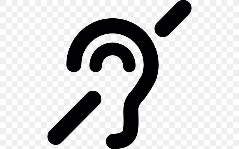 Hearing Loss Sound Clip Art, PNG, 512x512px, Hearing Loss, Black And White, Deaf Culture, Deaf Hearing, Disability Download Free
