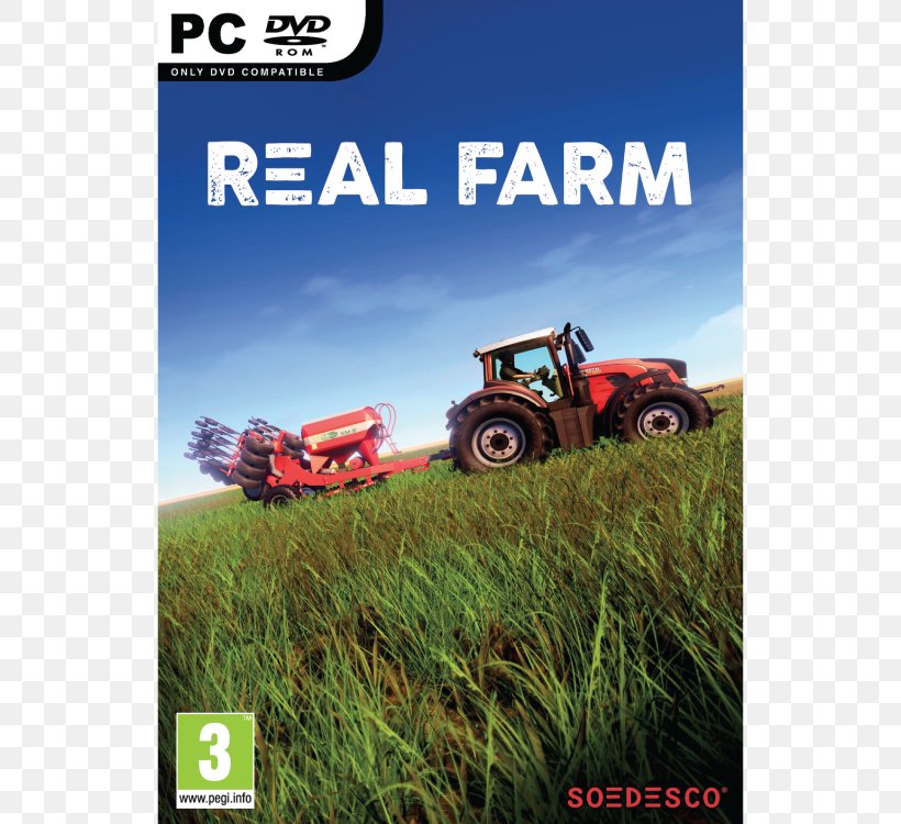 Real Farm Farming Simulator 17 Agriculture PlayStation 4, PNG, 750x750px, Real Farm, Agricultural Machinery, Agriculture, Brand, Farm Download Free