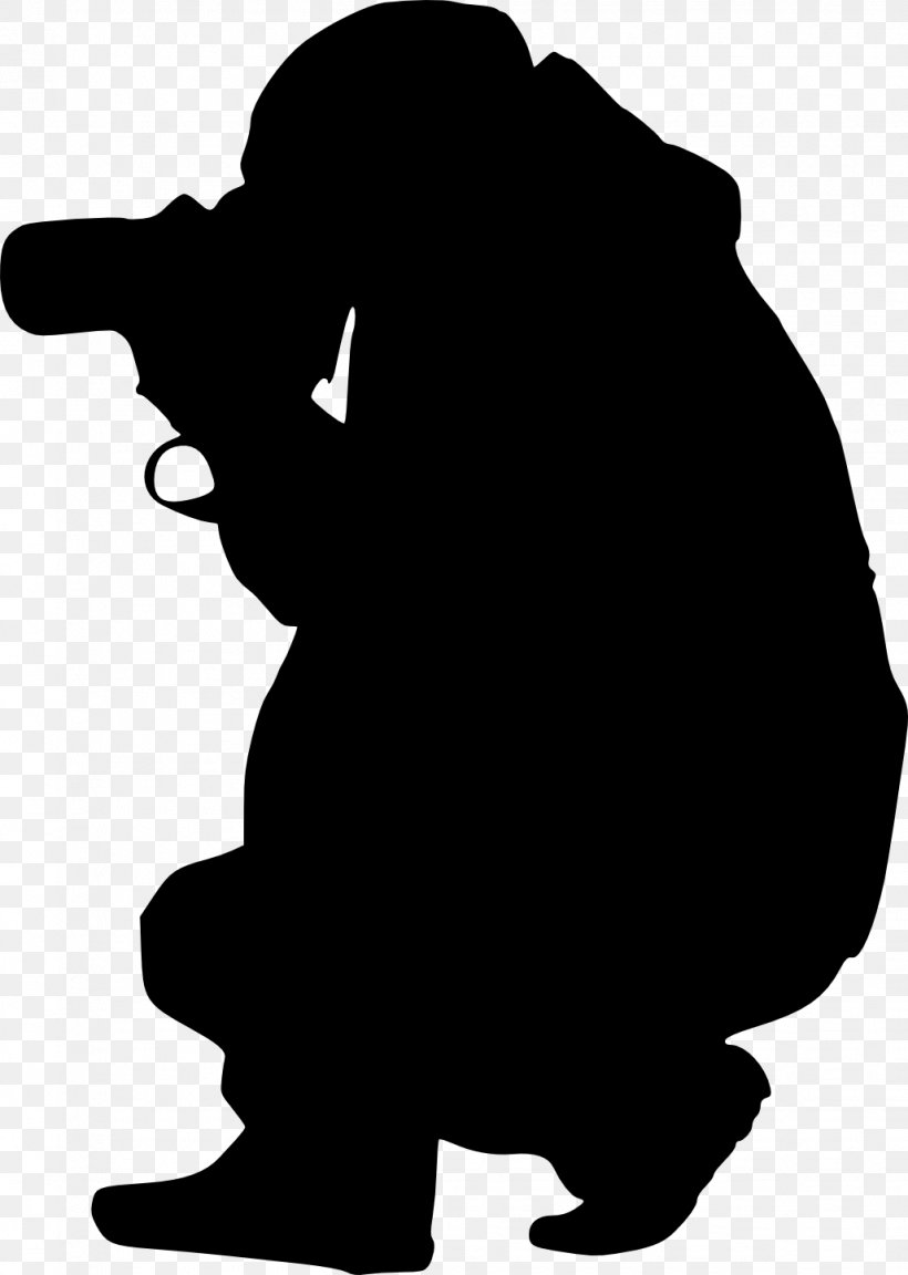 Silhouette Camera Photography Clip Art, PNG, 1028x1445px, Silhouette, Black, Black And White, Camera, Camera Lens Download Free