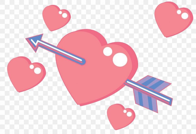 Cupid Heart Arrow, PNG, 1000x684px, Watercolor, Cartoon, Flower, Frame, Heart Download Free
