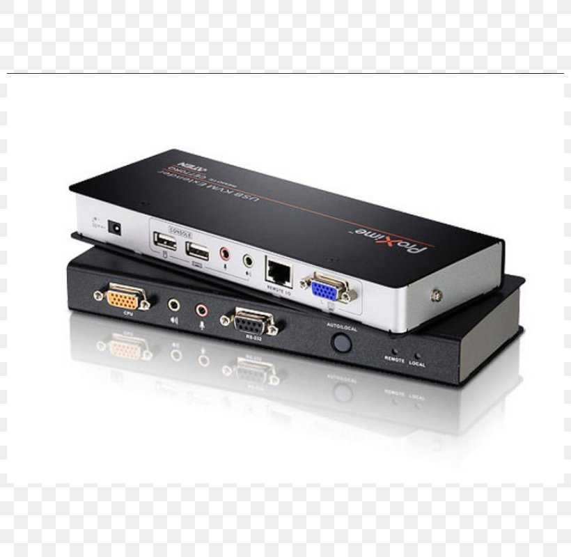 KVM Switches Digital Visual Interface USB Network Switch RS-232, PNG, 800x800px, Kvm Switches, Aten International, Cable, Category 5 Cable, Computer Download Free
