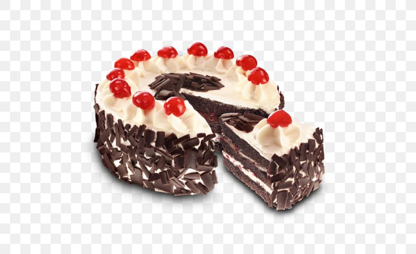 Red Ribbon Black Forest Gateau Bakery Layer Cake, PNG, 500x500px, Red ...