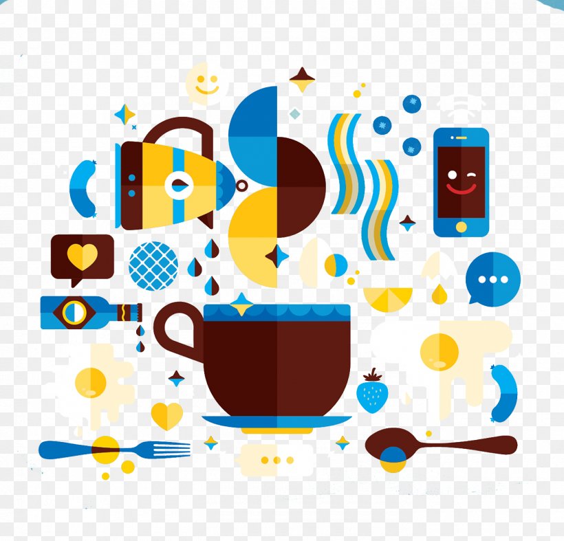 Cafe Coffee Cup Illustration, PNG, 1400x1344px, Cafe, Area, Coffee Cup, Cup, Flat Design Download Free
