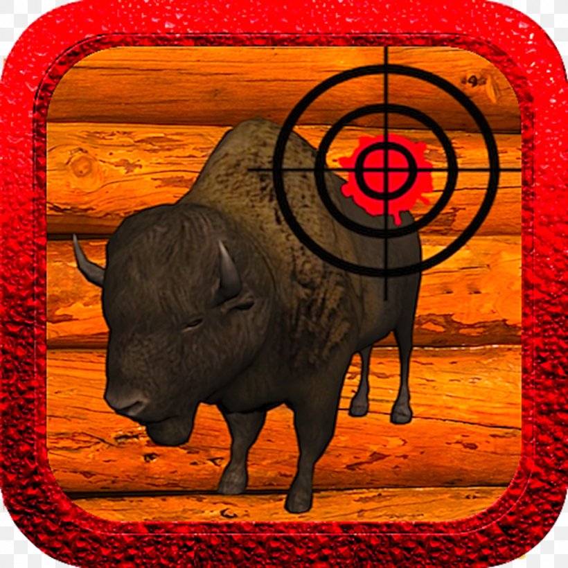 Cattle Ox Big Buck Hunter Bison Jurassic Sniper, PNG, 1024x1024px, Cattle, Animal, Big Buck Hunter, Bison, Bull Download Free
