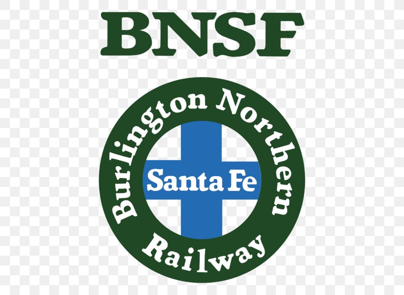 Logo BNSF Railway Rail Transport Train Atchison, Topeka And Santa Fe Railway, PNG, 800x600px, Logo, Area, Bnsf Railway, Brand, Burlington Northern Railroad Download Free