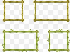 Vector Bamboo Frame - Bamboo Euclidean Vector PNG