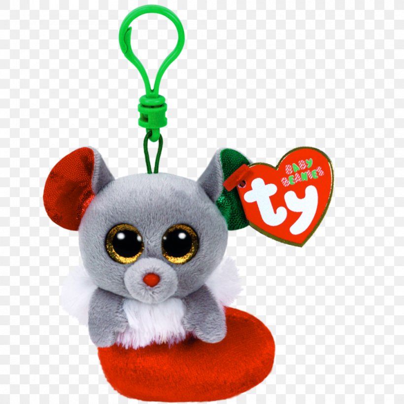 Beanie Babies Ty Inc. Stuffed Animals & Cuddly Toys The Christmas Mouse, PNG, 1000x1000px, Beanie Babies, Baby Toys, Beanie, Child, Christmas Download Free