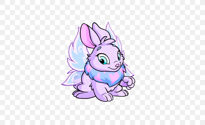 Domestic Rabbit Neopets Fairy Avatar Potion, PNG, 500x500px, Watercolor, Cartoon, Flower, Frame, Heart Download Free