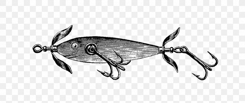 Spoon Lure Fishing Baits & Lures Fly Fishing Clip Art, PNG, 1275x540px, Spoon Lure, Artwork, Bass, Bass Fishing, Black And White Download Free