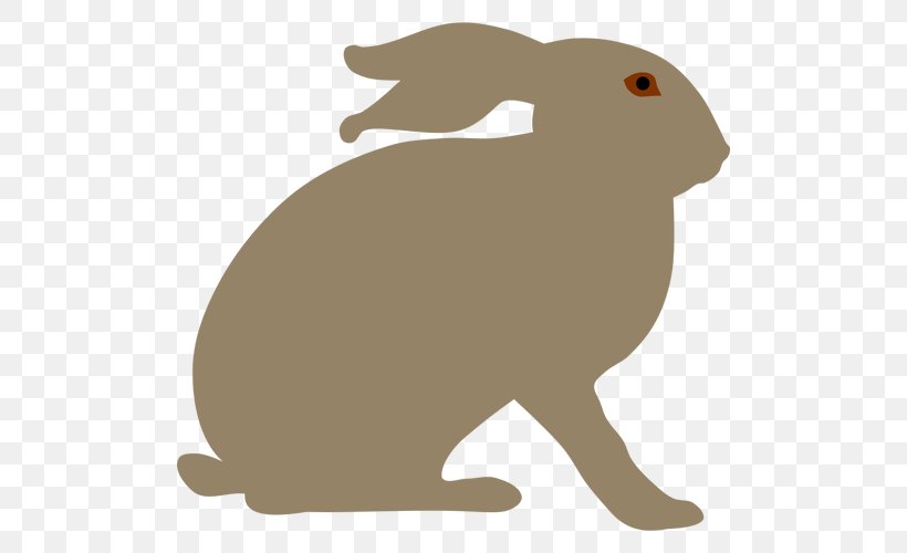 Arctic Hare Snowshoe Hare Rabbit Clip Art, PNG, 500x500px, Arctic Hare, Alaskan Hare, Beak, Carnivoran, Dog Like Mammal Download Free