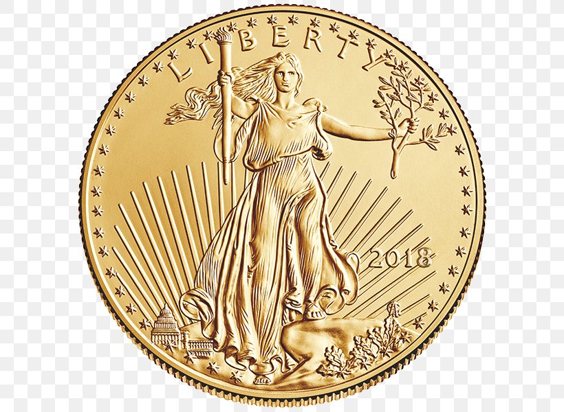 American Gold Eagle Bullion Coin United States Mint Gold Coin, PNG, 600x600px, American Gold Eagle, American Buffalo, American Silver Eagle, Bullion, Bullion Coin Download Free