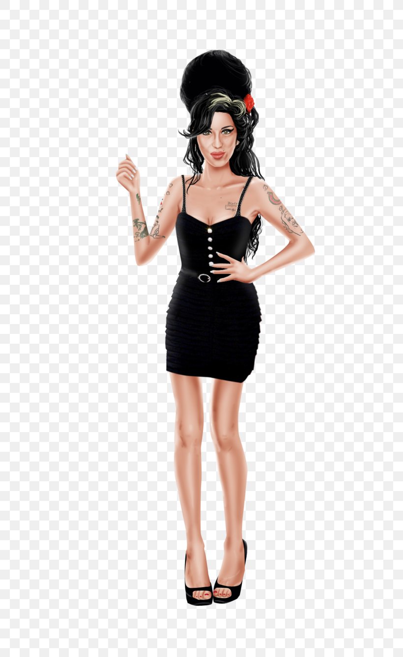 Amy Winehouse Image Clip Art Transparency, PNG, 596x1338px, Amy Winehouse, Black Hair, Clothing, Cocktail Dress, Costume Download Free
