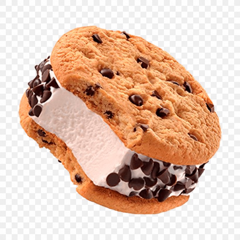 Chocolate Ice Cream Chocolate Chip Cookie Ice Cream Sandwich, PNG, 1024x1024px, Ice Cream, Baked Goods, Biscuit, Biscuits, Chipwich Download Free