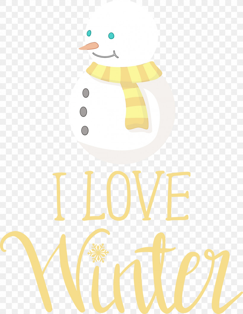 Logo Cartoon Meter Yellow Happiness, PNG, 2327x3000px, I Love Winter, Biology, Cartoon, Happiness, Logo Download Free