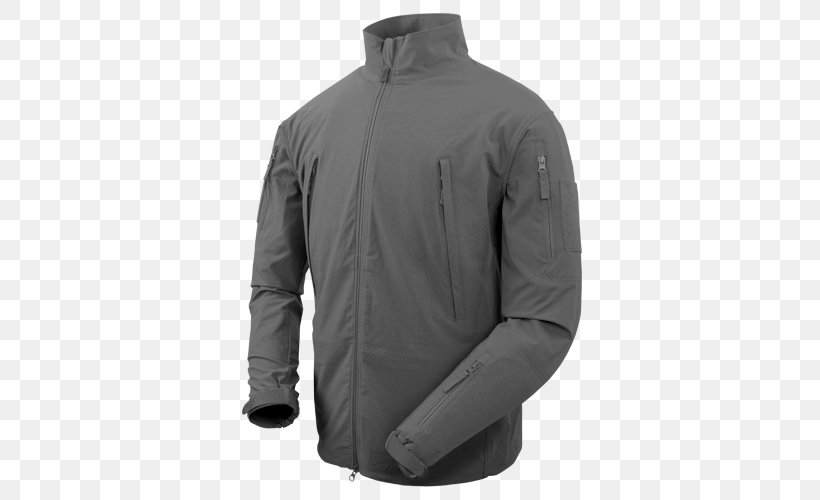 Shell Jacket Windbreaker Coat Zipper, PNG, 500x500px, Jacket, Black, Clothing, Coat, Collar Download Free