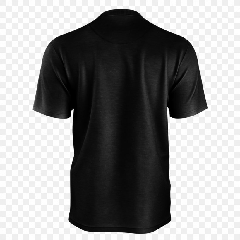 T-shirt Polo Shirt Sleeve Clothing, PNG, 1024x1024px, Tshirt, Active Shirt, Black, Clothing, Collar Download Free