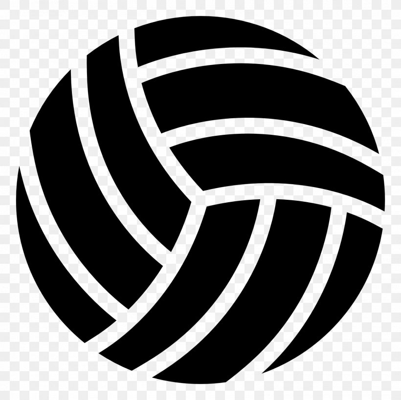 Volleyball Sport Logo, PNG, 1600x1600px, Volleyball, Automotive Tire, Ball, Basketball, Black And White Download Free