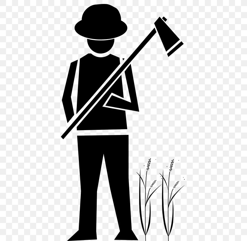 Agriculture Farmer Drawing Crop, PNG, 416x800px, Agriculture, Artwork, Black And White, Crop, Drawing Download Free