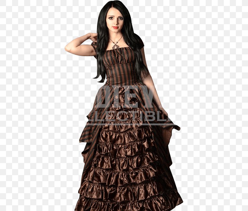 Ruffle Dress Steampunk Fashion Clothing Gown, PNG, 699x699px, Ruffle, Blouse, Clothing, Cocktail Dress, Corset Download Free