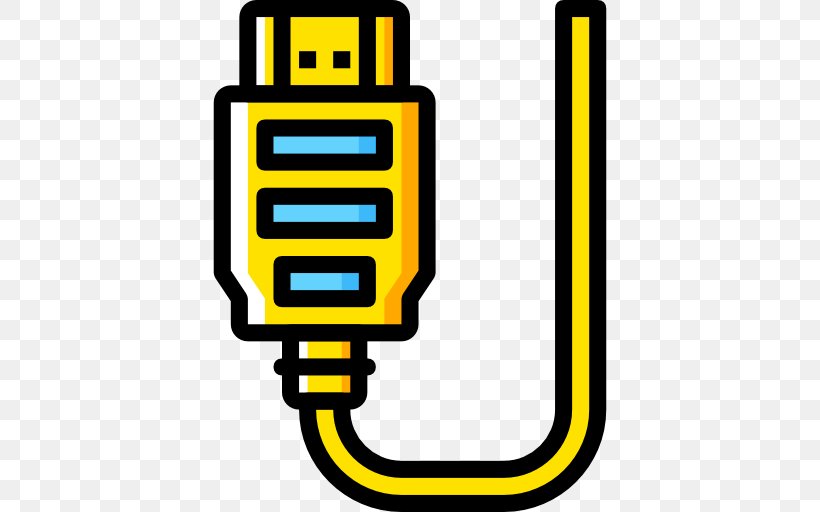 Area Technology Yellow, PNG, 512x512px, Displayport, Area, Electrical Cable, Electrical Connector, Hdmi Download Free