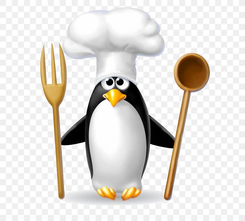 Penguin Chefs Uniform Clip Art, PNG, 650x740px, Penguin, Animation, Beak, Bird, Cartoon Download Free