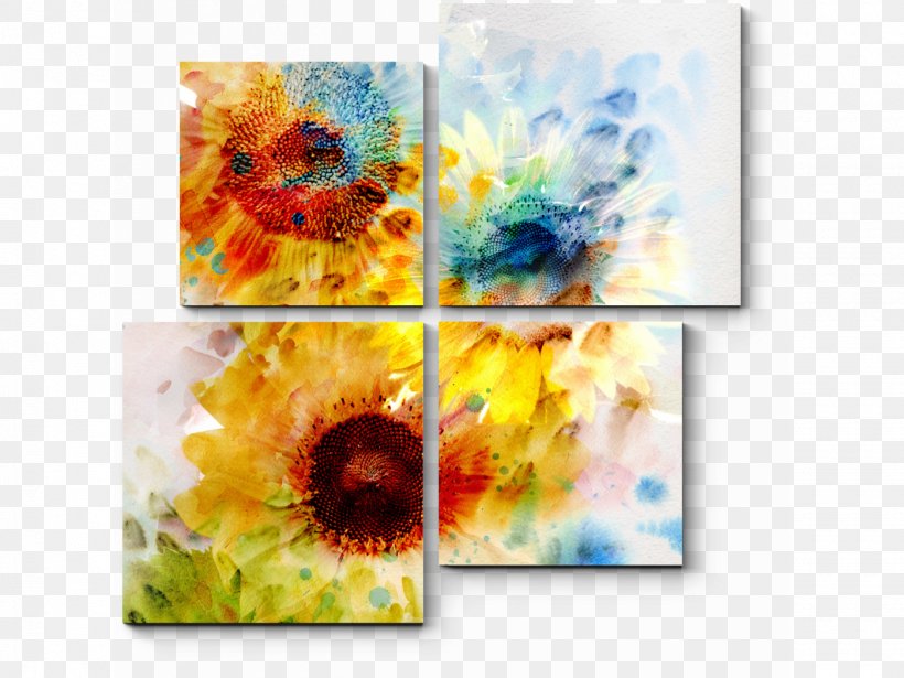 Watercolor Painting Sunflowers Abstract Art, PNG, 1400x1050px, Watercolor Painting, Abstract Art, Art, Floral Design, Flower Download Free