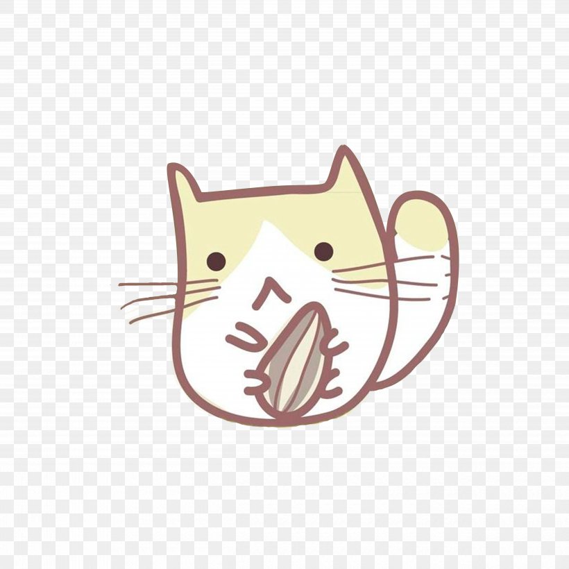 Cat Whiskers Hello Kitty Kitten Cartoon, PNG, 5000x5000px, Watercolor, Cartoon, Flower, Frame, Heart Download Free
