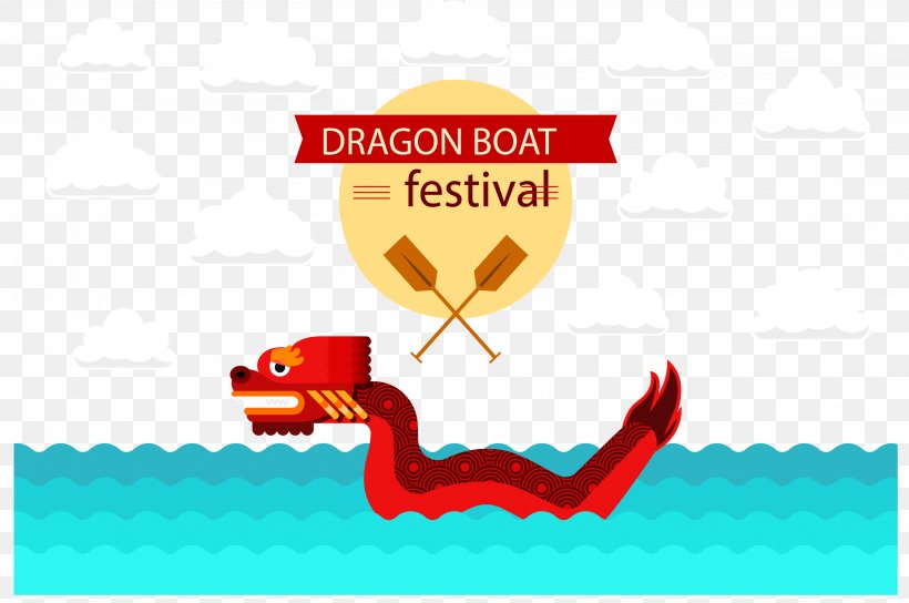 Dragon Boat Festival Chinese Dragon Illustration, PNG, 3071x2039px, Dragon Boat, Art, Bateaudragon, Boat, Brand Download Free
