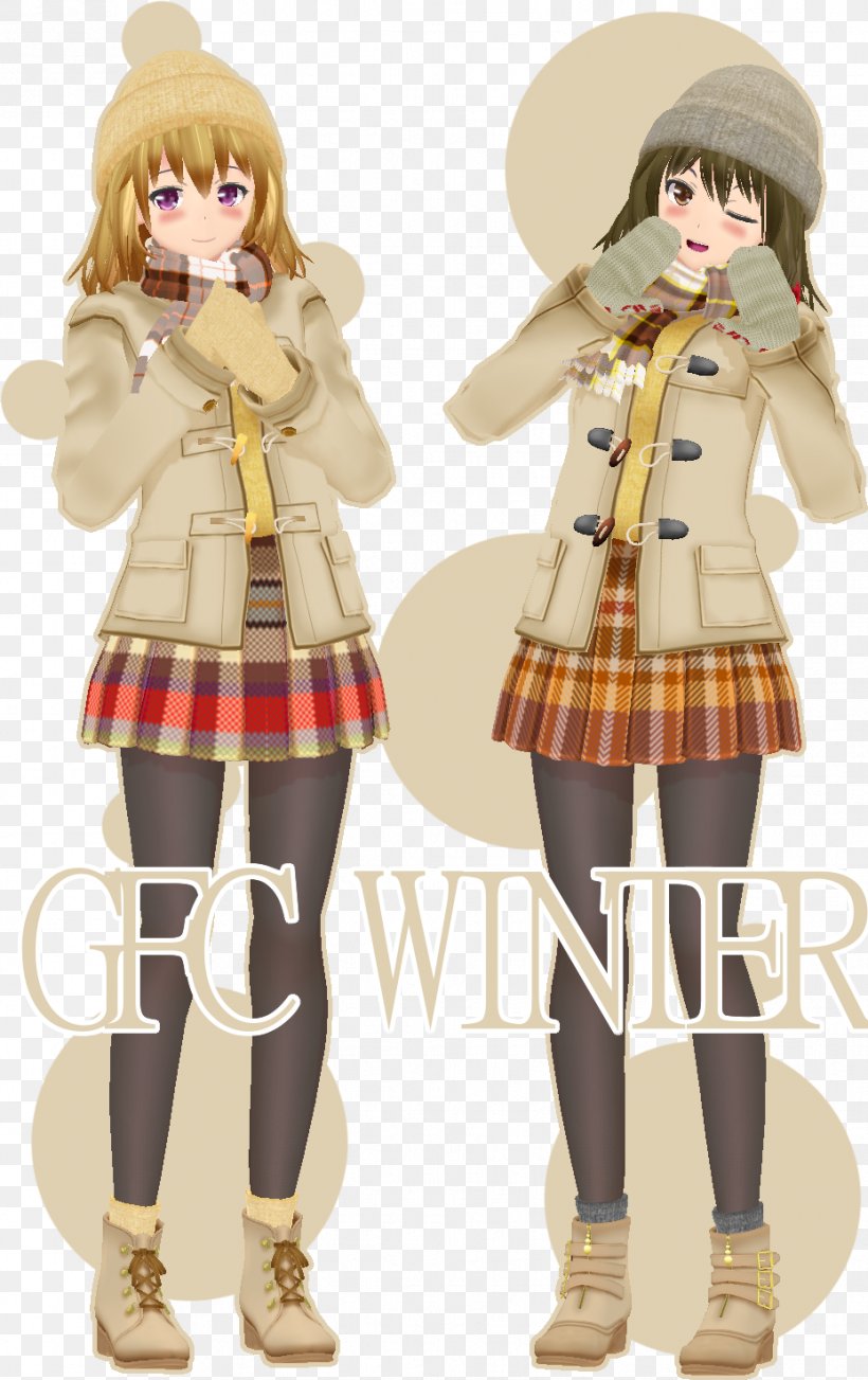 School Uniform Winter Clothing MikuMikuDance, PNG, 929x1477px, Watercolor, Cartoon, Flower, Frame, Heart Download Free