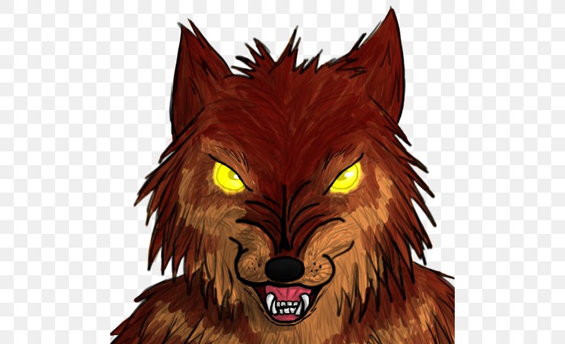 Werewolf Canidae Dog Snout Fang, PNG, 500x500px, Werewolf, Canidae, Carnivoran, Demon, Dog Download Free
