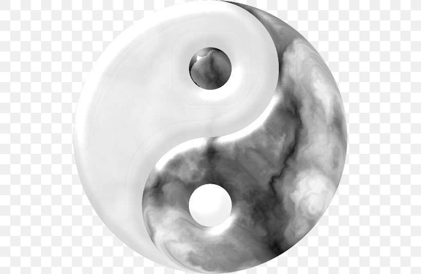 Yin And Yang Symbol Clip Art, PNG, 534x534px, Yin And Yang, Black And White, Body Jewelry, Monochrome, Monochrome Photography Download Free