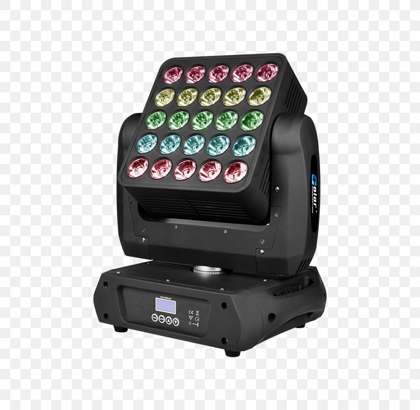Intelligent Lighting Light-emitting Diode Stage Lighting Lamp, PNG, 800x800px, Light, Color, Electronic Instrument, Electronics, Fuente De Luz Download Free