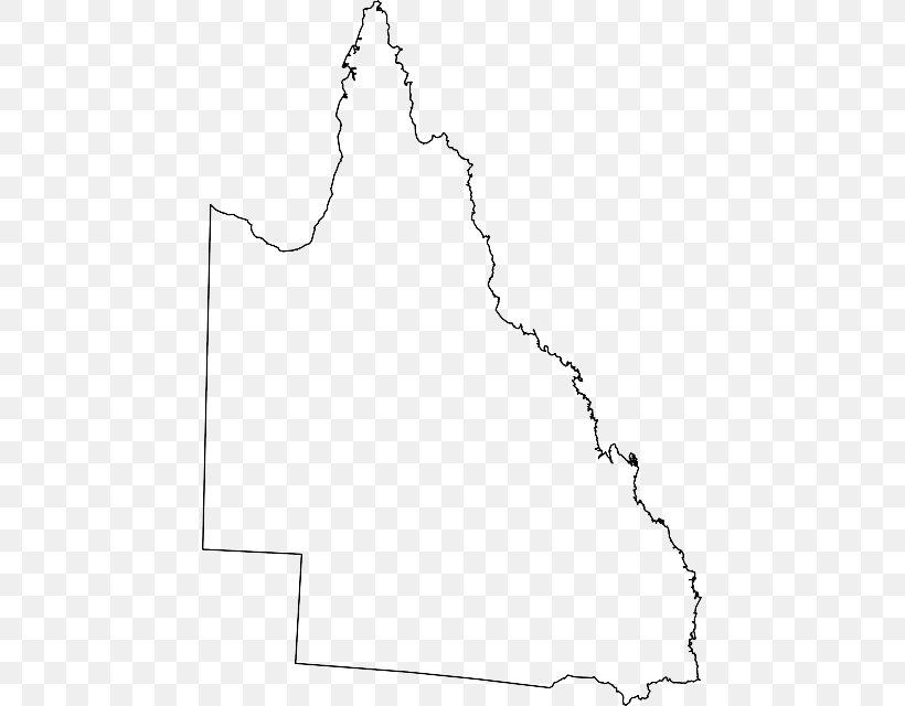Queensland Map Coloring Book Clip Art, PNG, 453x640px, Queensland, Area, Australia, Black, Black And White Download Free