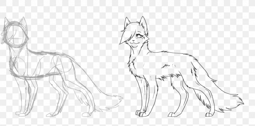 Cat Line Art Drawing Warriors Dog, PNG, 1024x506px, Cat, Animal, Arm, Artwork, Black And White Download Free